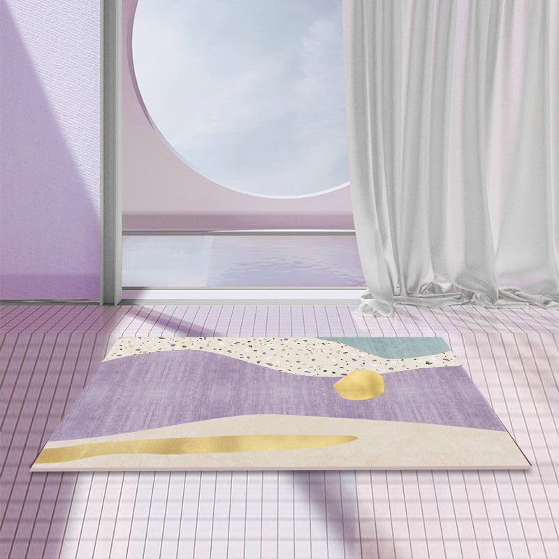 Résumé ART ART MODERNE Tapis Polyester Rapis d'intérieur Risque résistant aux taches pour le salon