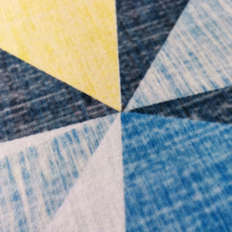 Alfombra de arte abstracto moderno alfombra de poliéster alfombra interior de la alfombra resistente a las manchas para sala de estar para sala de estar