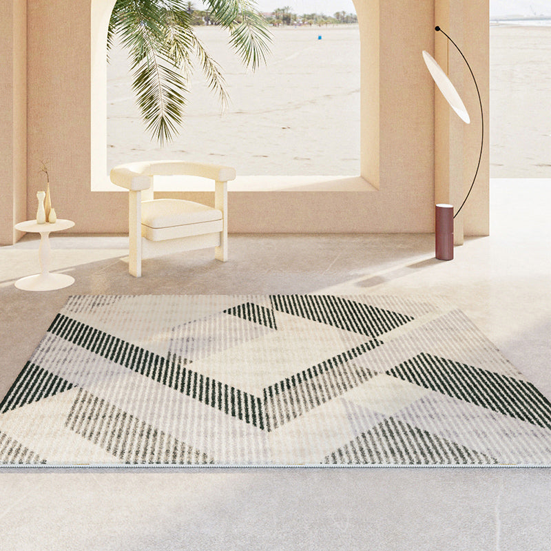 Decoración simple de la alfombra de la alfombra del hogar Área de la alfombra de la alfombra de poliéster