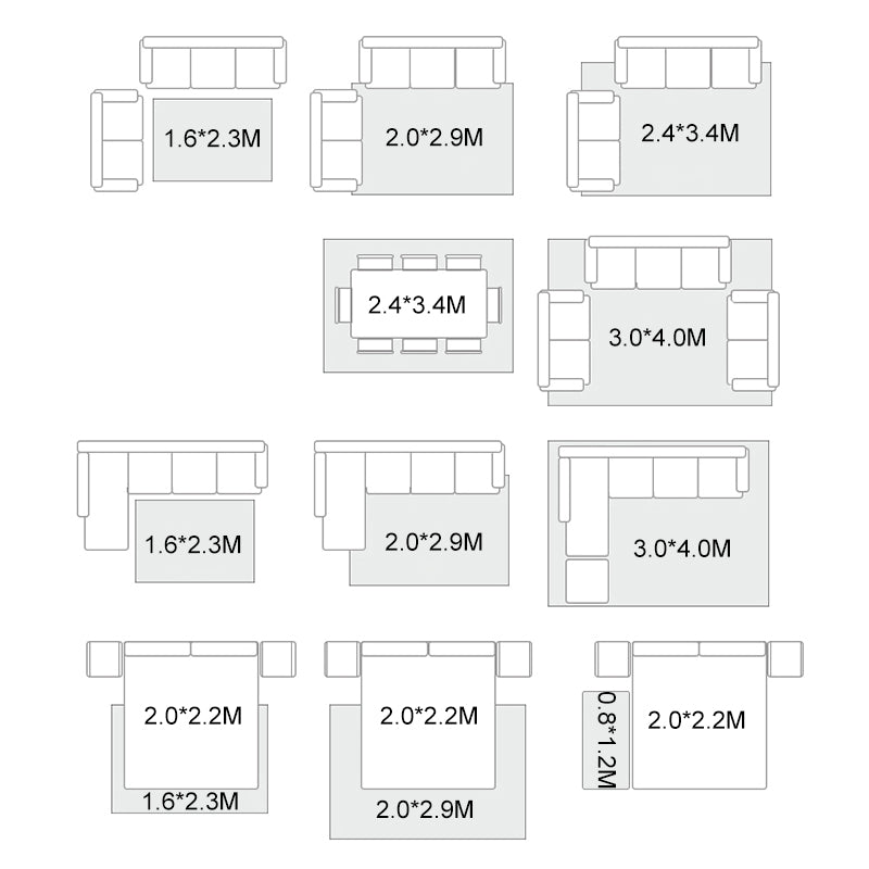 Decoración simple de la alfombra de la alfombra del hogar Área de la alfombra de la alfombra de poliéster