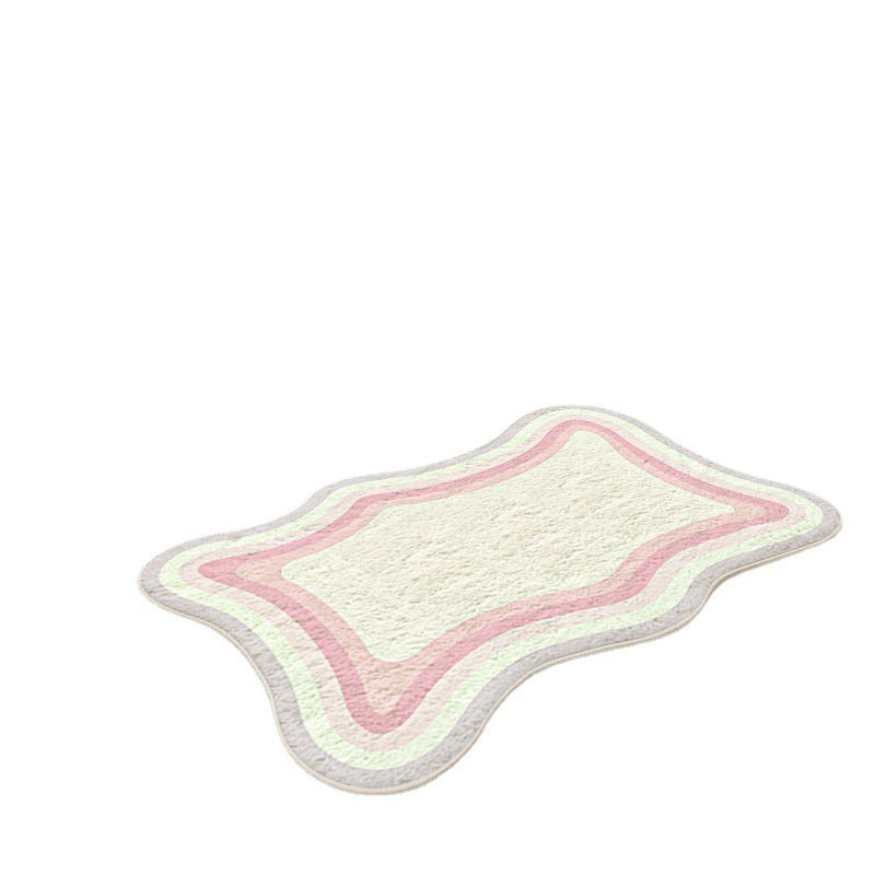 Nordic Ombre Pattern Rug Polyester Indoor Rug Non-Slip Backing Area Carpet for Home Decoration