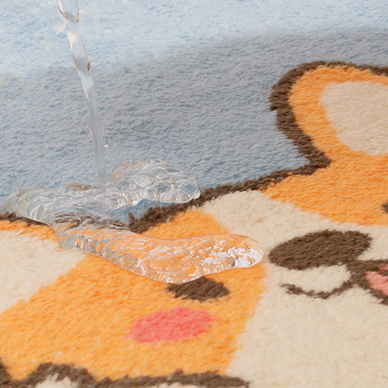 Nordic Ombre Pattern Rug Polyester Indoor Rug Non-Slip Backing Area Carpet for Home Decoration