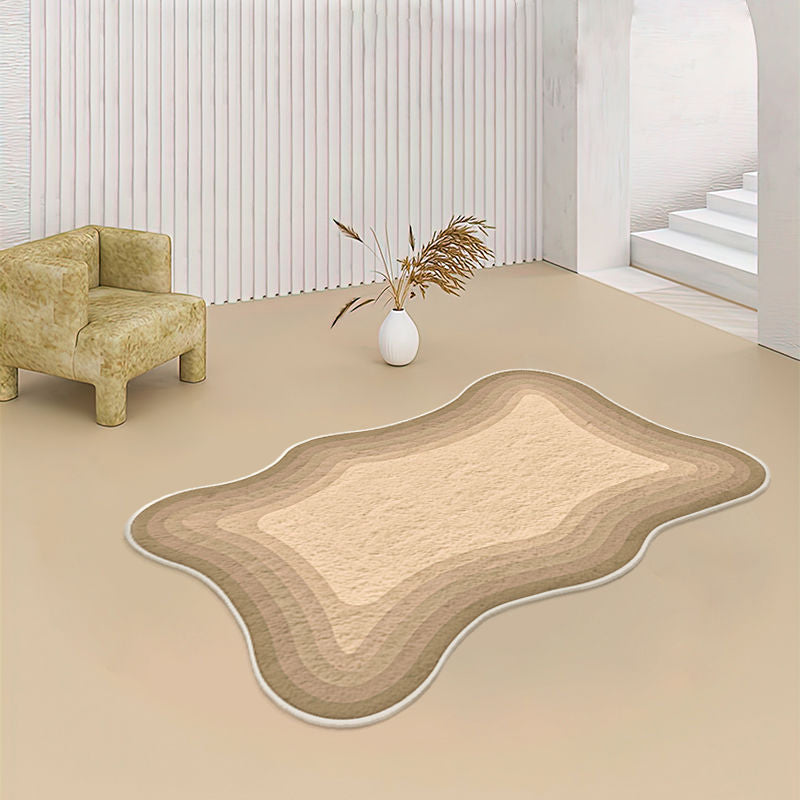 Tapis nordique ombre tapis polyester tapis d'intérieur non glissant le tapis de la zone de support pour la décoration de la maison