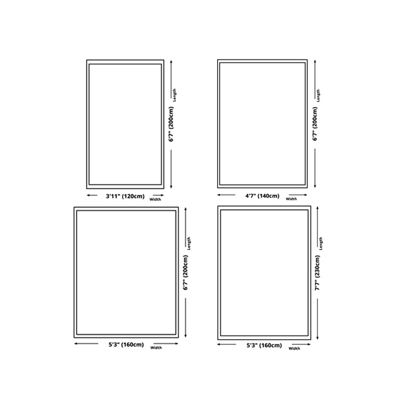 Geometría contemporánea alfombra de alfombra impresa alfombra interior alfombra lavable para decoración del hogar