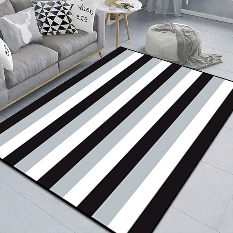 Rapis simple de tapis simple en polyester tapis de support sans glissement pour le salon