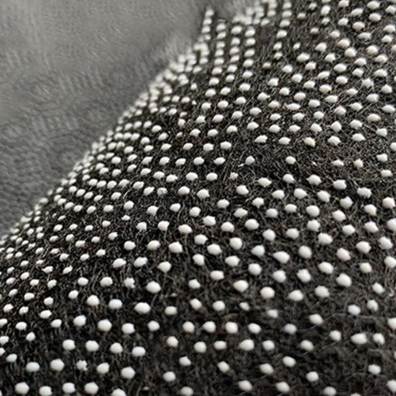 Brown Contemporary Rug Polyester Simple Rug Non-Slip Backing Rug for Drawing Room