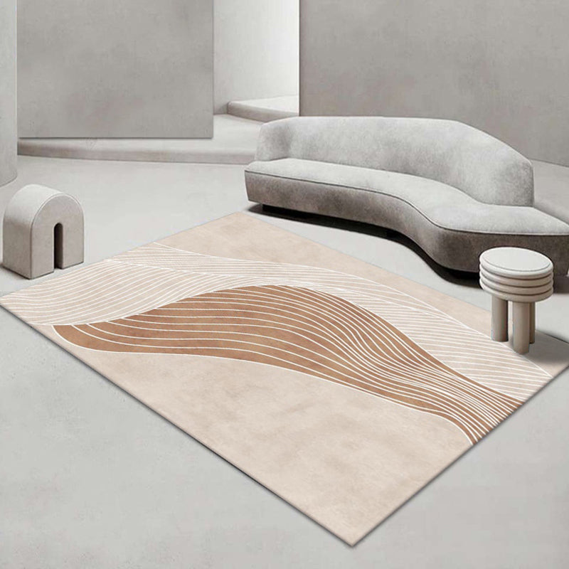 Rapis de tapis simple de pymat en polyester tapis résistant des taches pour décoration de la maison pour décoration de la maison