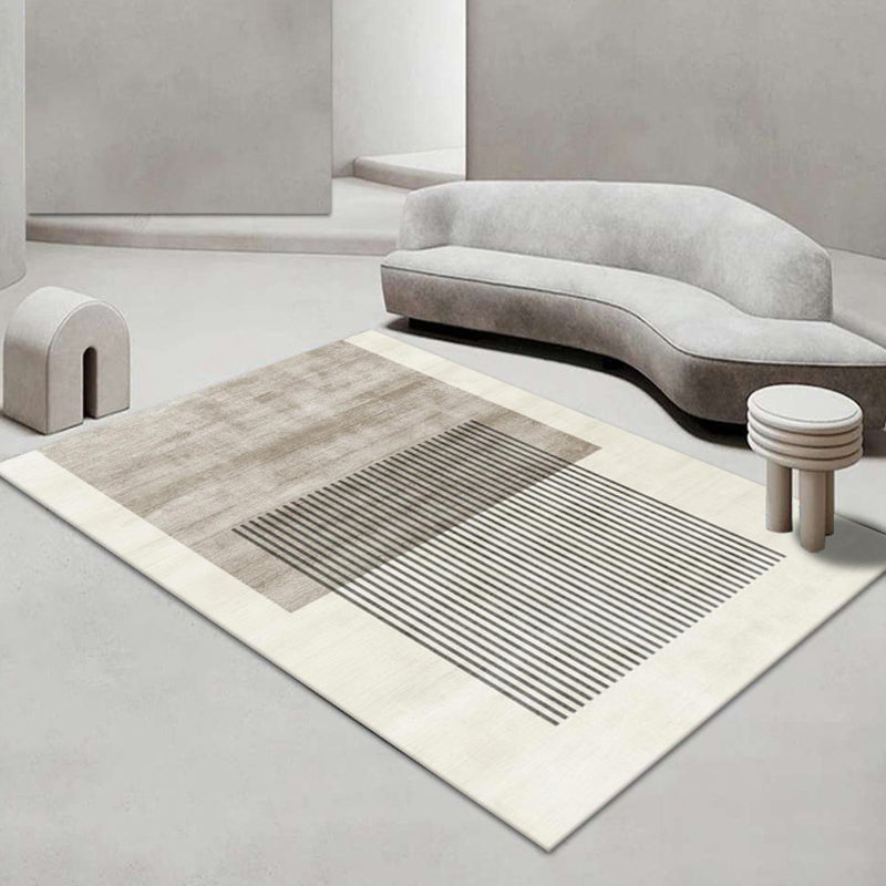 Alfombra de alfombra de alfombra de alfombra simple marrón simple alfombra resistente a las manchas para la decoración del hogar