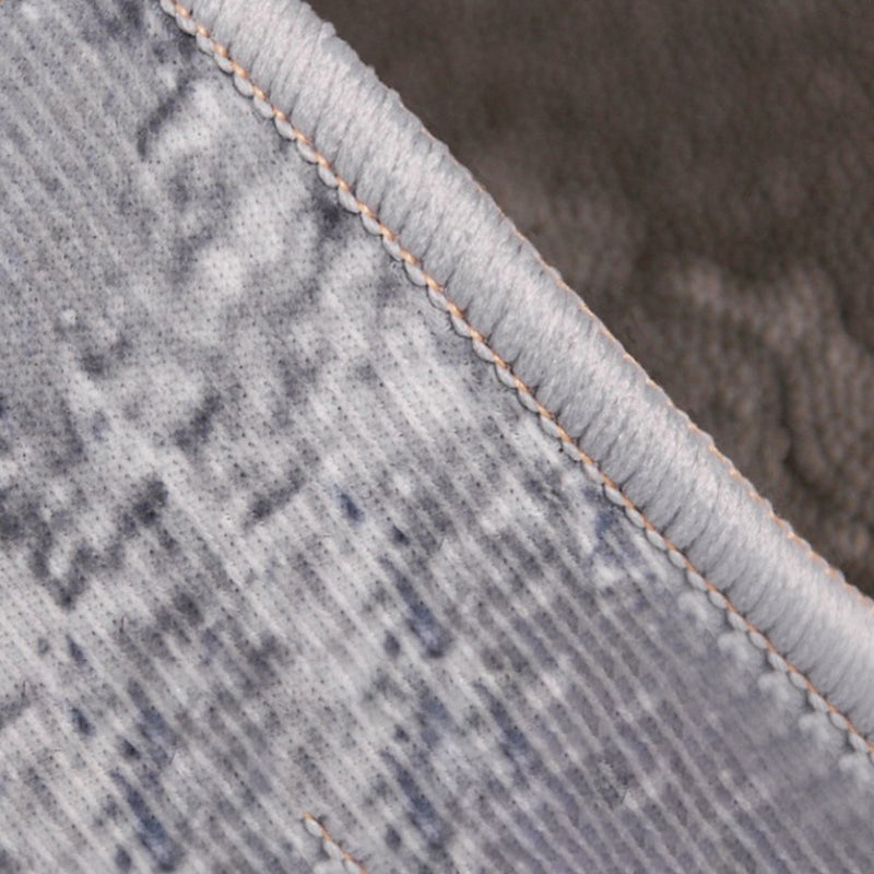 Alfombra gráfica de alfombra moderna gris alfombra de respaldo sin deslizamiento para el salón