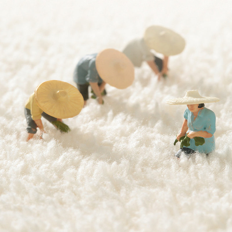 Dark Blue Flower Carpet Polyester Simple Carpet Washable Carpet for Drawing Room