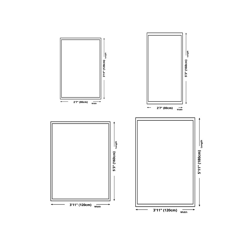 Light Orange Rug Polyester Graphic Rug Non-Slip Backing Rug for Home Decoration