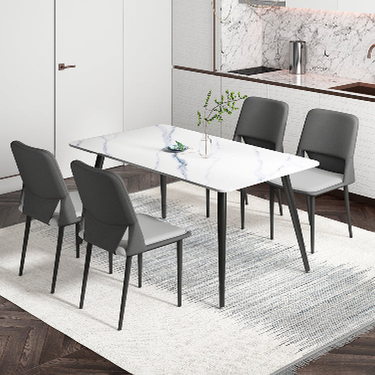 Industrial Metal Dining Room Chairs Open Back Dining Side Chairs for Restaurant