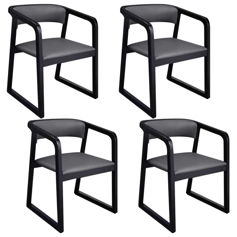 Juego de sillas de metal de estilo tradicional, cocina, comedor, sillones con respaldo abierto