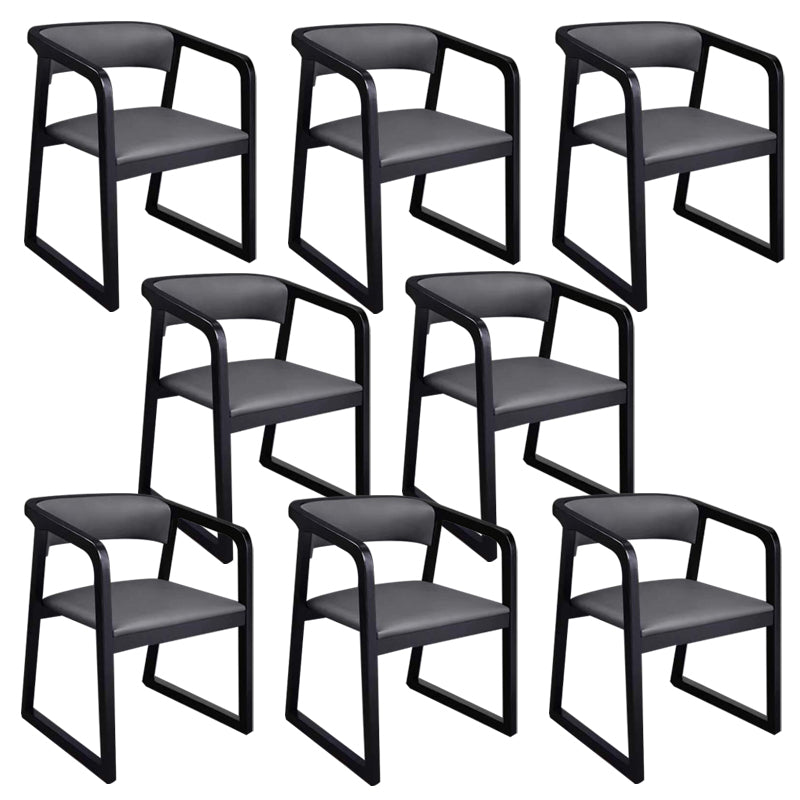Juego de sillas de metal de estilo tradicional, cocina, comedor, sillones con respaldo abierto