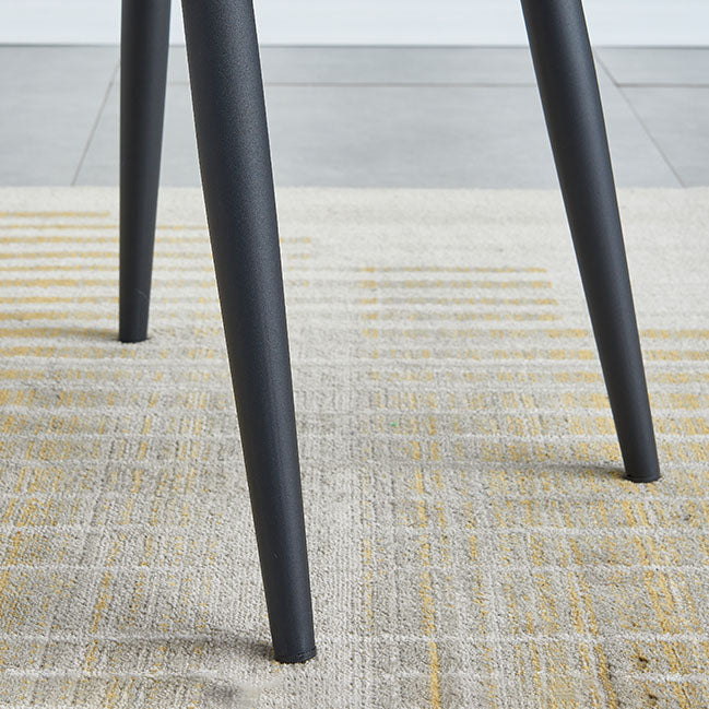 Sillas de comedor industriales de metal, respaldo abierto sin brazos, silla lateral para uso doméstico