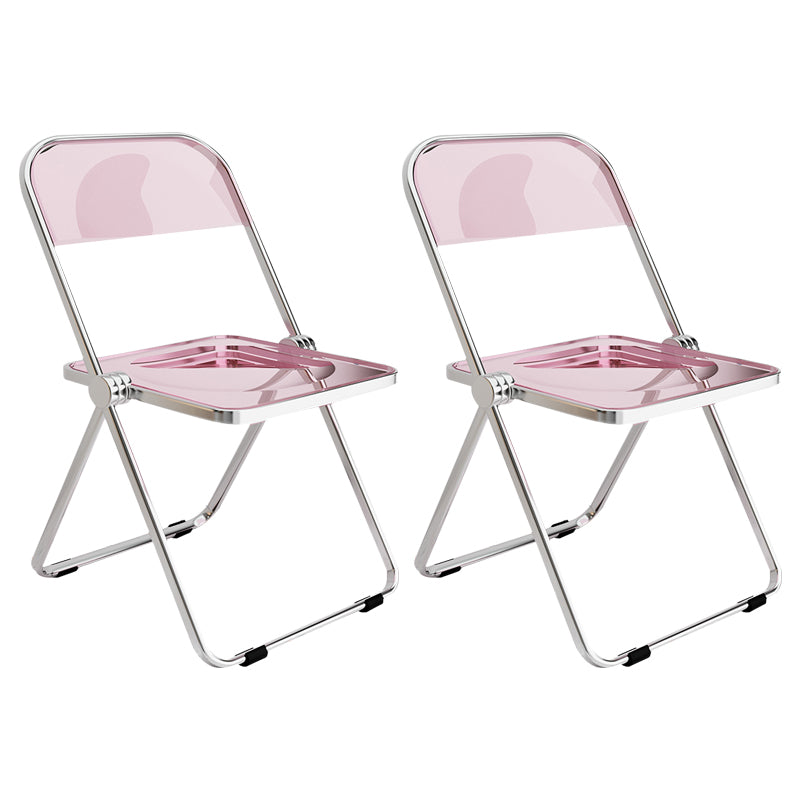 Silla lateral de comedor con respaldo abierto de estilo industrial, silla sin brazos de comedor de plástico para el hogar