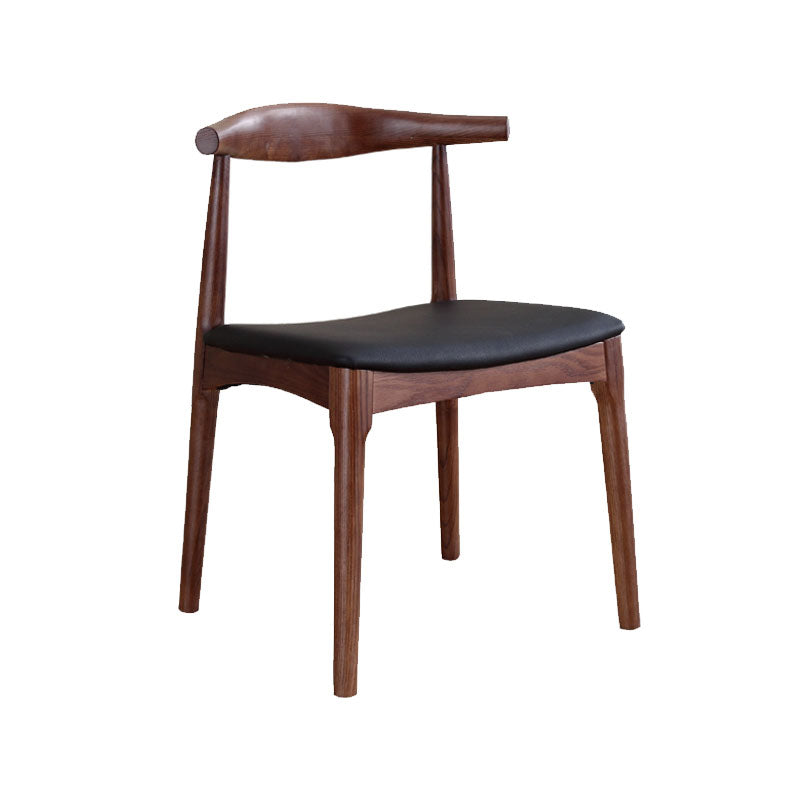 Chaise de salle à manger en bois massif de style traditionnel, chaises latérales à dos ouvert pour salle à manger