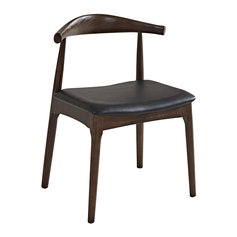 Chaise de salle à manger en bois massif de style traditionnel, chaises latérales à dos ouvert pour salle à manger