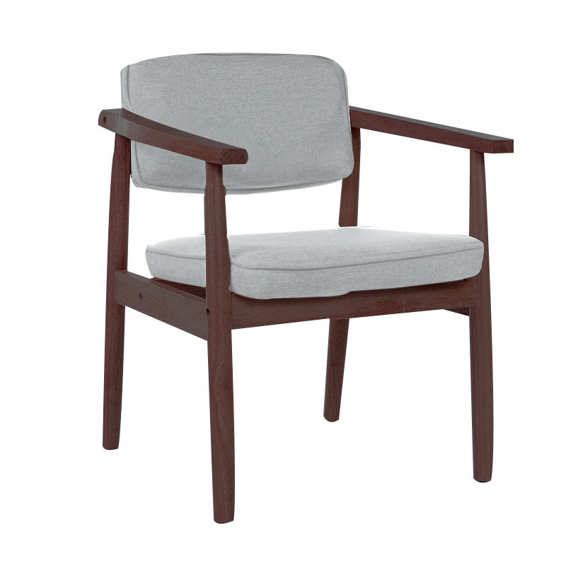 Chaise de salle à manger en bois moderne, chaise d'appoint simple à dossier ouvert, pour usage domestique