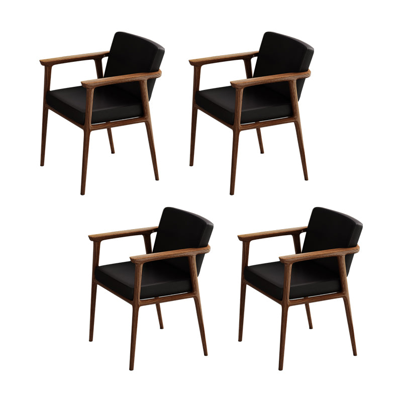 Silla de comedor tapizada con respaldo sólido de estilo tradicional para interiores