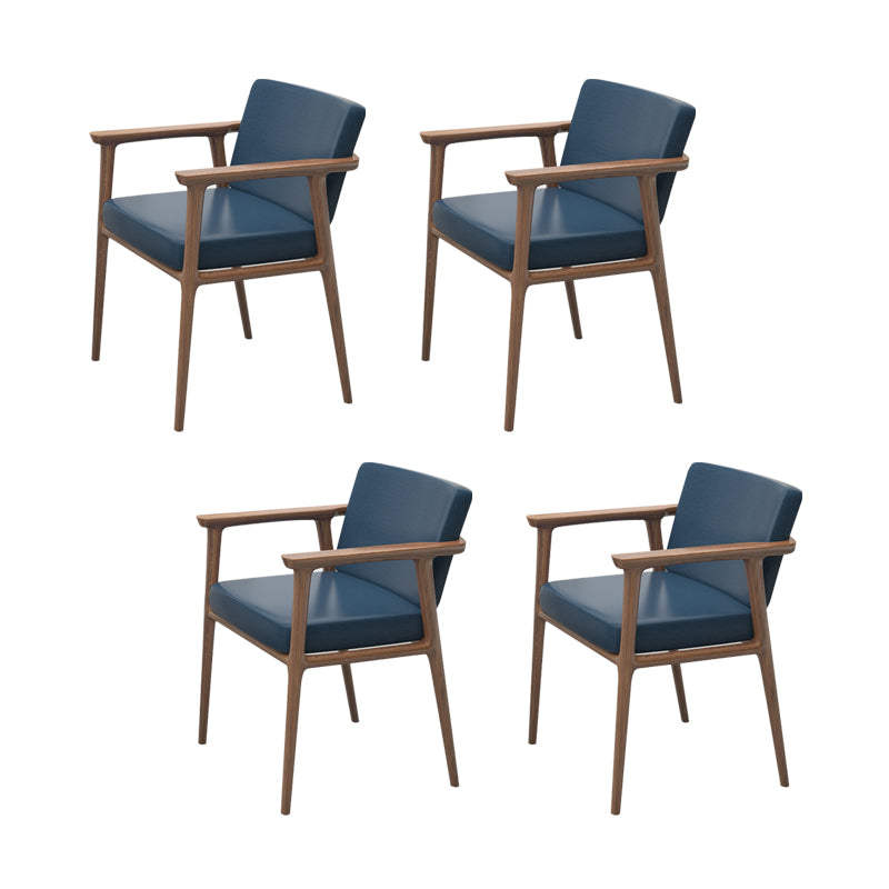 Silla de comedor tapizada con respaldo sólido de estilo tradicional para interiores