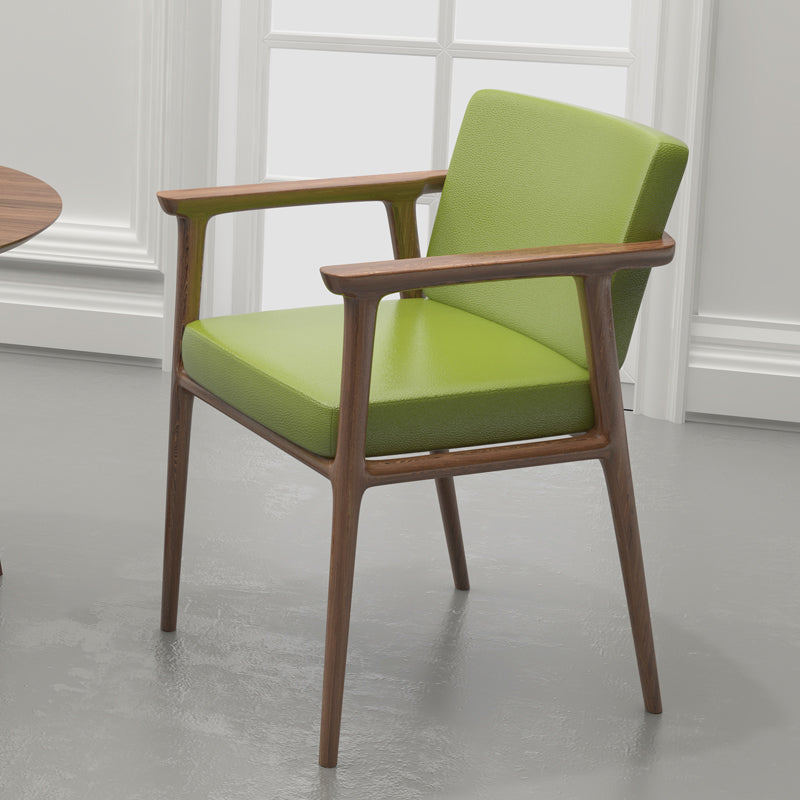 Chaise de salle à manger tapissée à dossier solide de fauteuil d'intérieur de style traditionnel