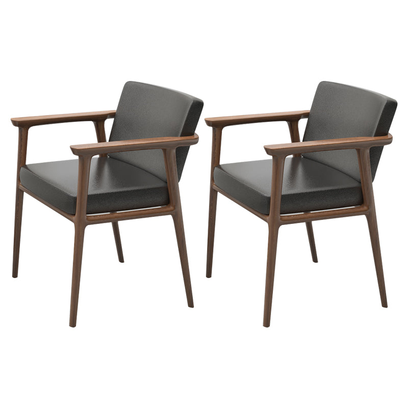Silla de comedor tapizada con respaldo sólido de estilo tradicional para interiores