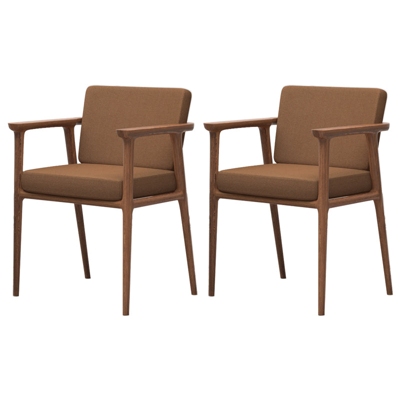Silla de comedor tapizada con respaldo sólido de estilo tradicional para interiores