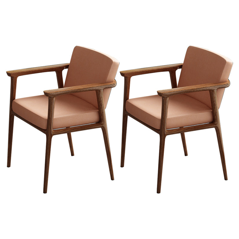 Silla de comedor tapizada con respaldo sólido de estilo tradicional para interiores