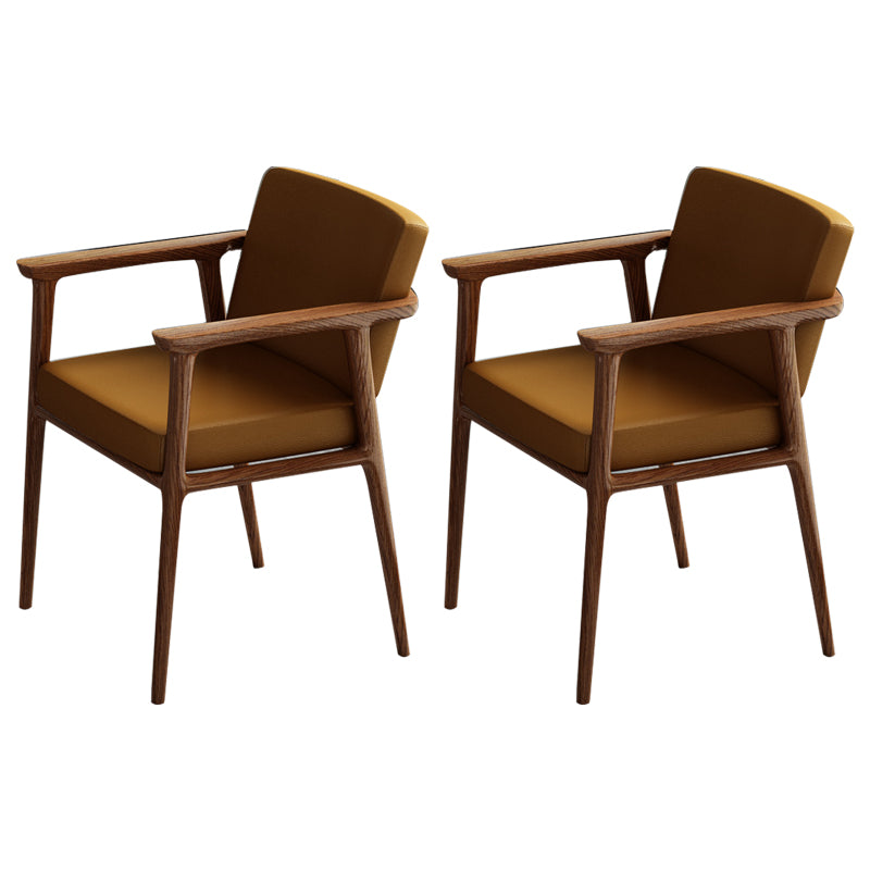 Silla de comedor tapizada con respaldo sólido de estilo tradicional para interiores