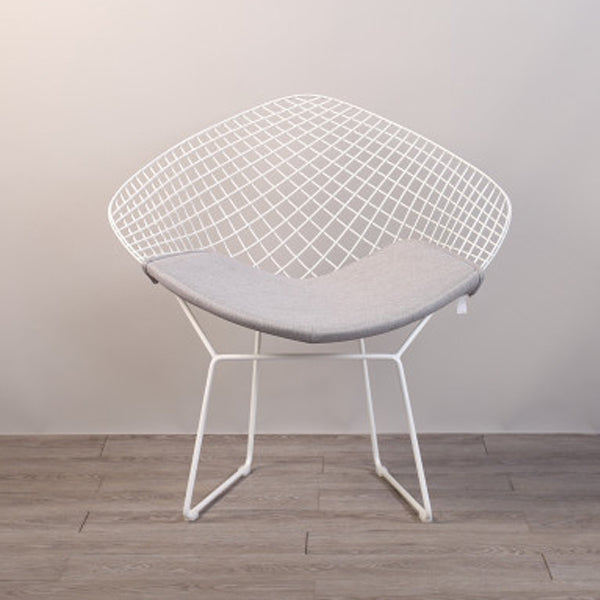 Sillas de comedor escandinavas sin brazos Sillas auxiliares de comedor tapizadas con patas de metal
