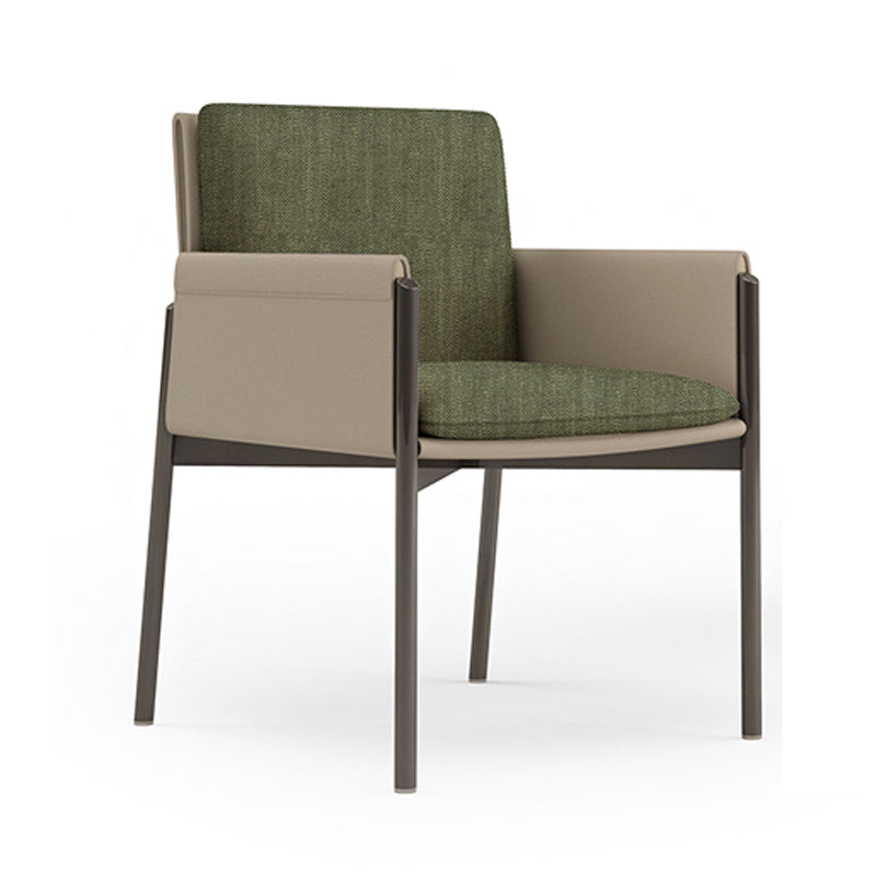 Chaise de maison en cuir de Style design, dossier solide, fauteuil latéral de salle à manger simple