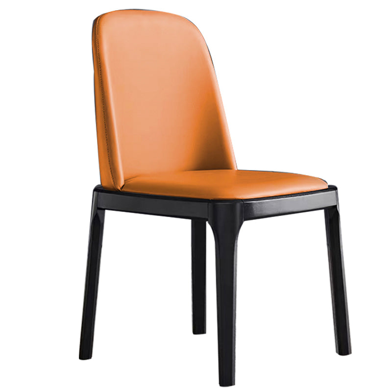 Chaise de salle à manger en bois de Style Glam, chaise simple sans accoudoirs pour cuisine