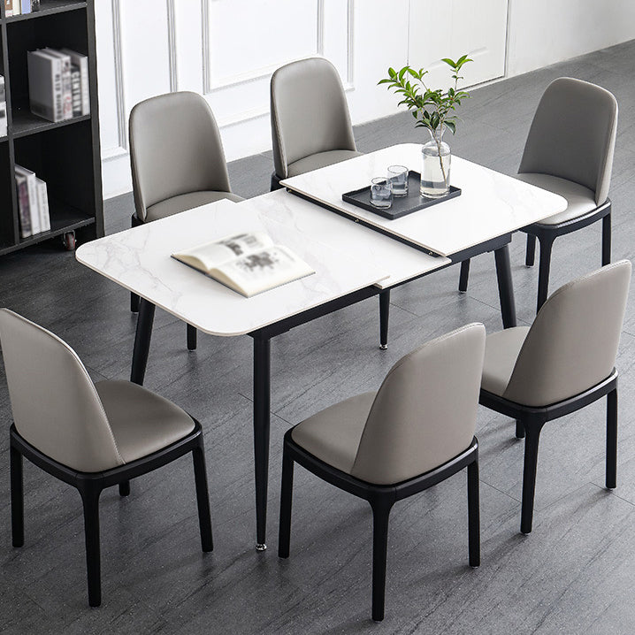 Silla de comedor de madera estilo Glam, silla individual sin brazos para cocina