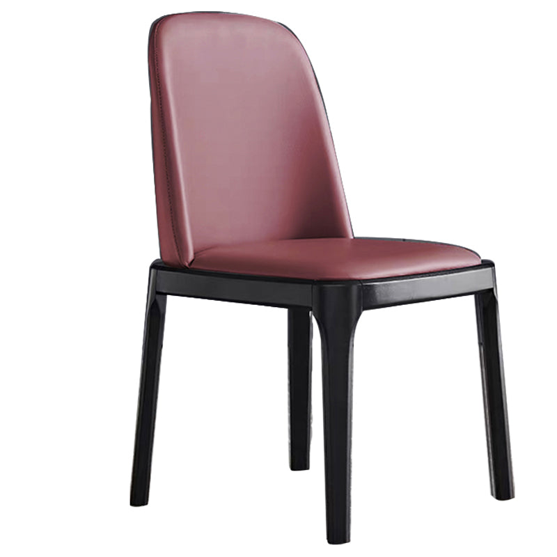 Chaise de salle à manger en bois de Style Glam, chaise simple sans accoudoirs pour cuisine