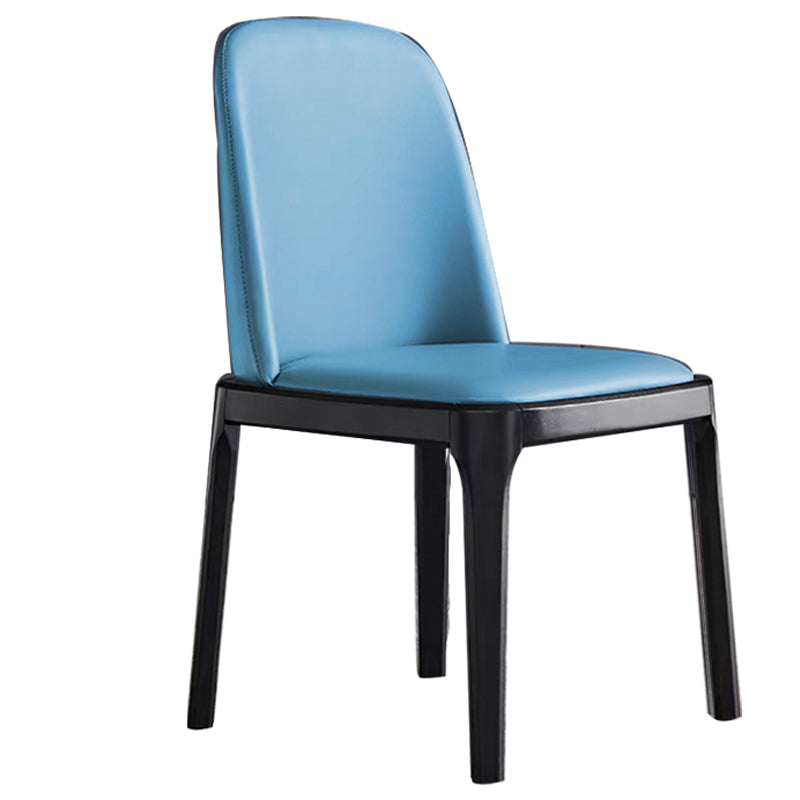 Silla de comedor de madera estilo Glam, silla individual sin brazos para cocina