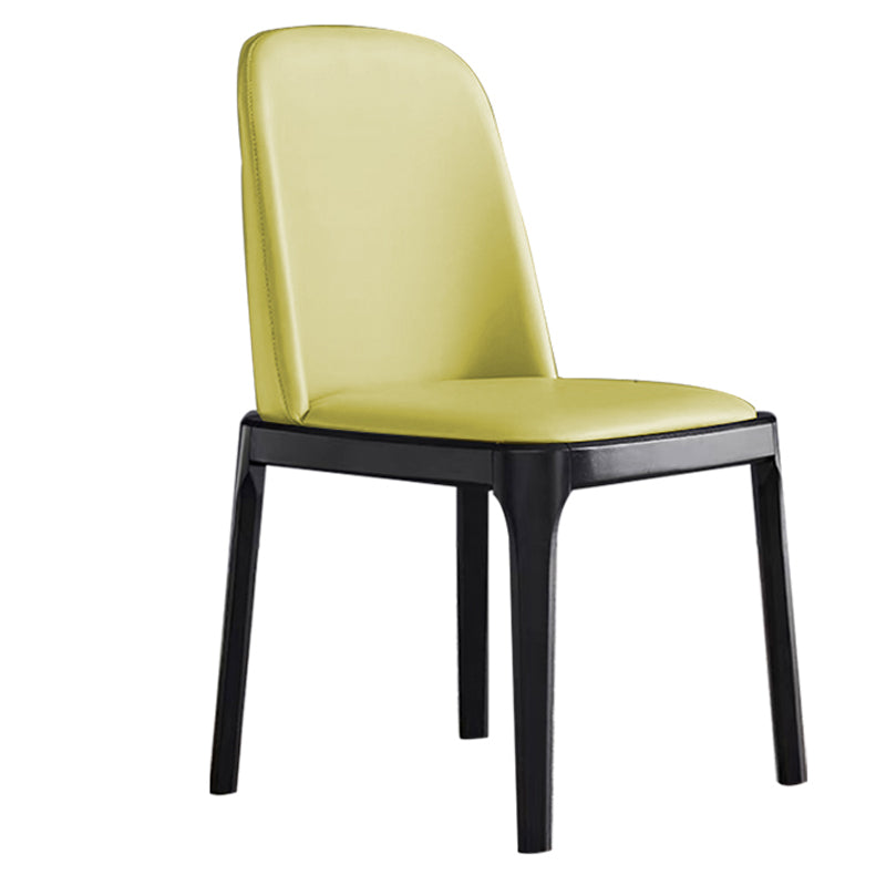 Chaise de salle à manger en bois de Style Glam, chaise simple sans accoudoirs pour cuisine