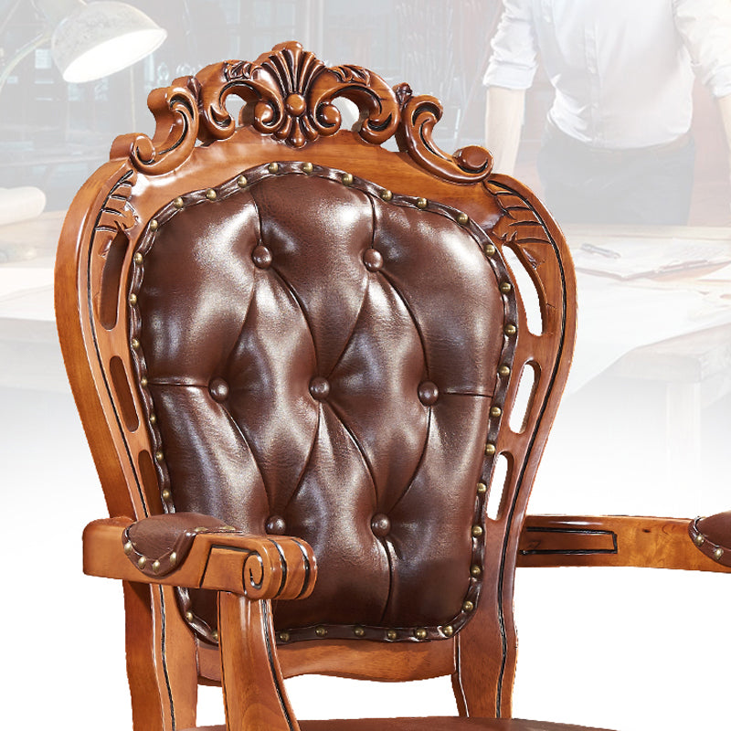 Silla de madera de caucho estilo escandinavo, sillones con respaldo abierto para cocina (juego de 2)