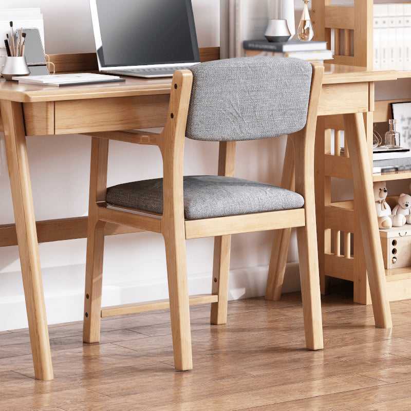 Silla de comedor de madera de estilo moderno, respaldo abierto, sillones de comedor para cocina