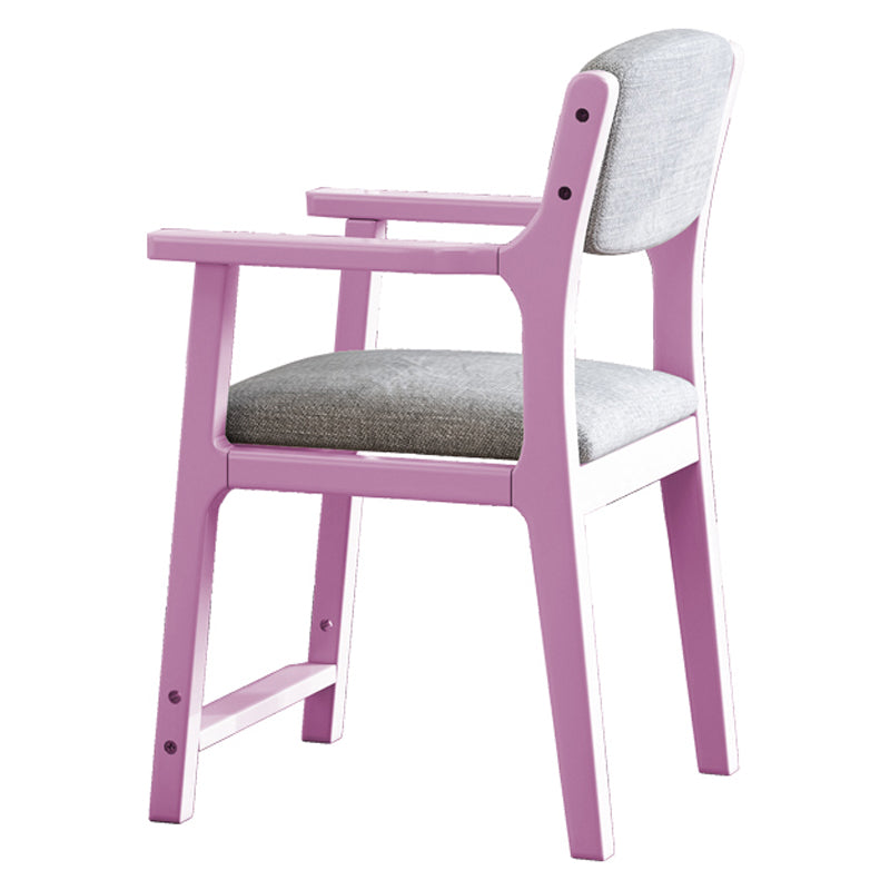 Silla de comedor de madera de estilo moderno, respaldo abierto, sillones de comedor para cocina