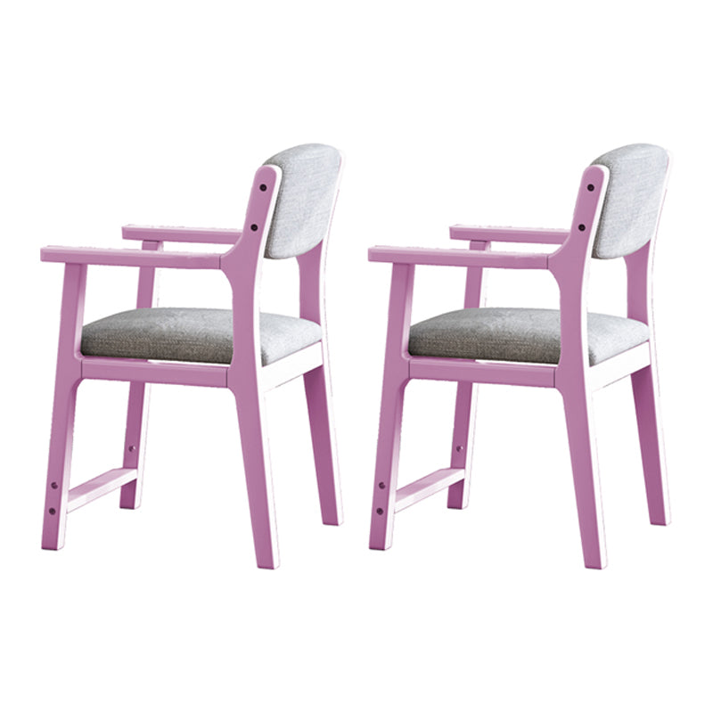 Silla de comedor de madera de estilo moderno, respaldo abierto, sillones de comedor para cocina