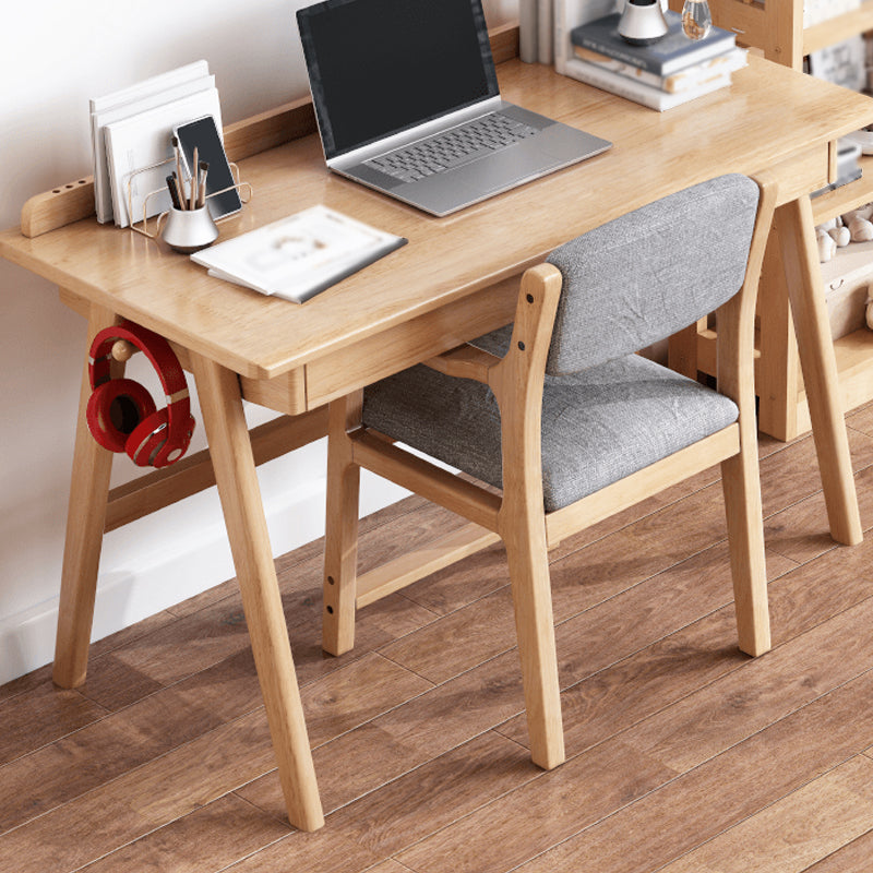 Silla de comedor de madera de estilo moderno, respaldo abierto, sillones de comedor para cocina