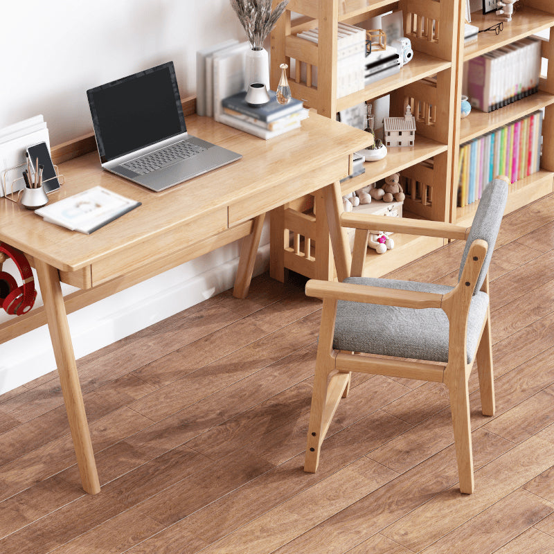 Silla de comedor de madera de estilo moderno, respaldo abierto, sillones de comedor para cocina