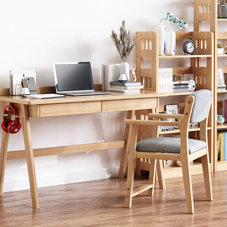 Silla de comedor de madera de estilo moderno, respaldo abierto, sillones de comedor para cocina