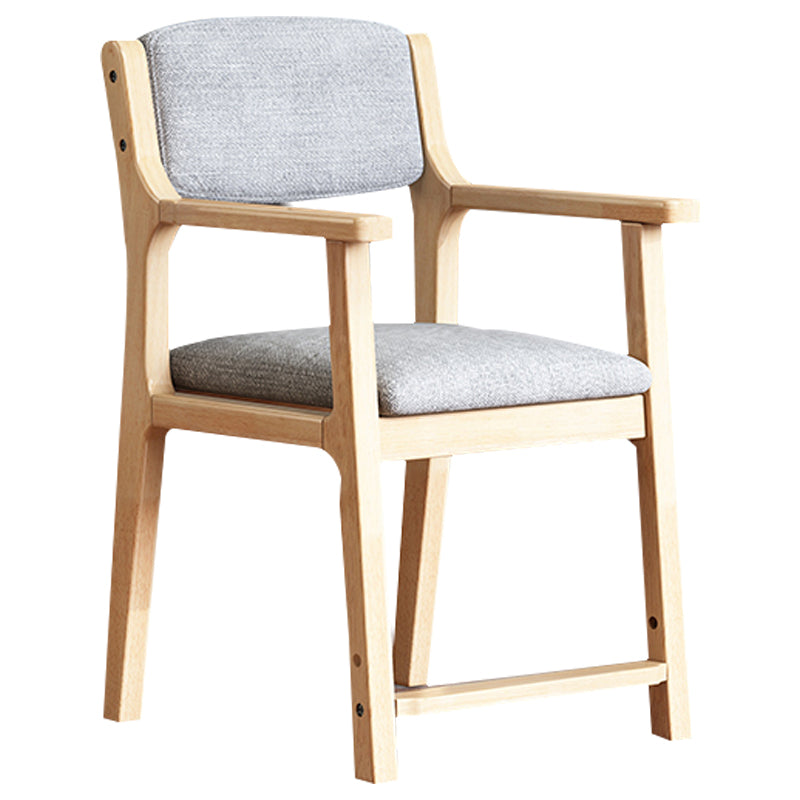 Silla de comedor de madera de estilo moderno, respaldo abierto, sillones de comedor para cocina