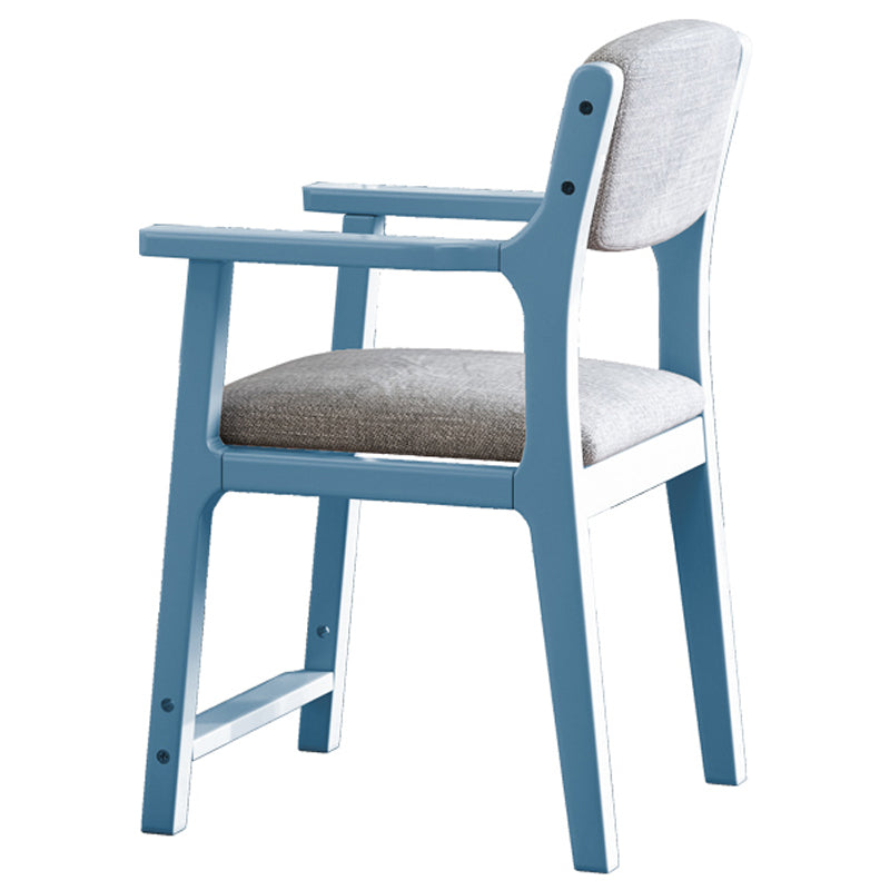 Chaise de salle à manger en bois de style contemporain, fauteuils de salle à manger à dossier ouvert pour la cuisine