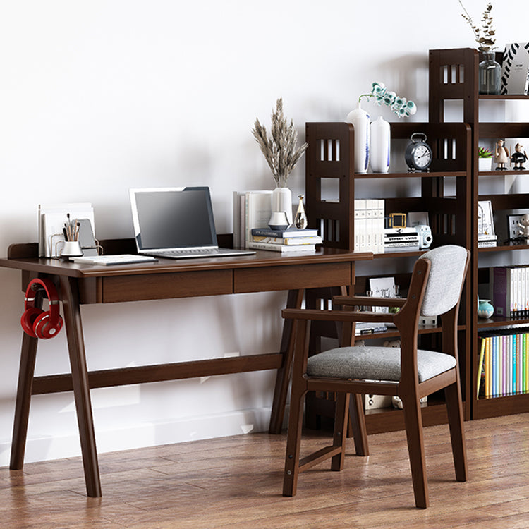 Silla de comedor de madera de estilo moderno, respaldo abierto, sillones de comedor para cocina