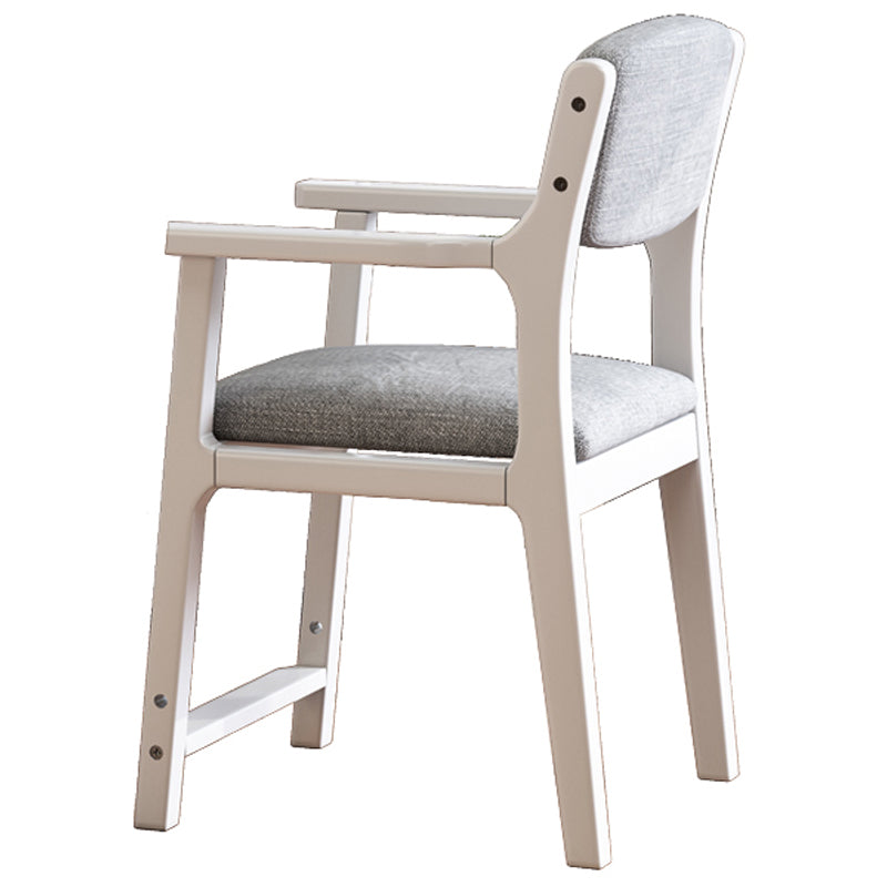Chaise de salle à manger en bois de style contemporain, fauteuils de salle à manger à dossier ouvert pour la cuisine