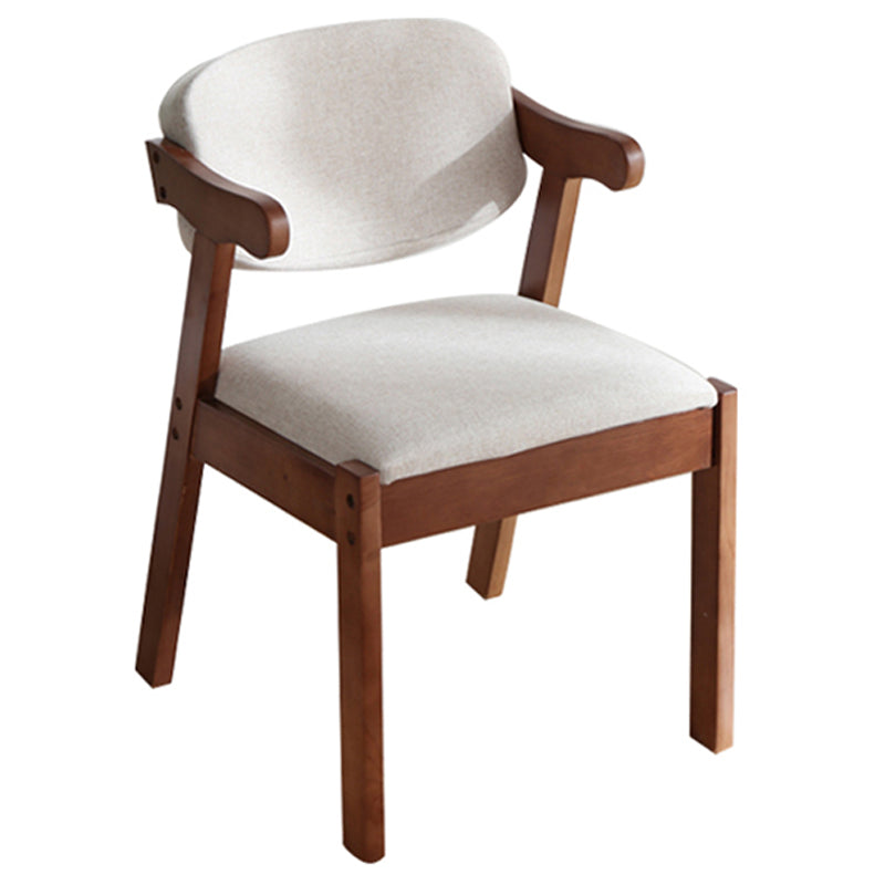 Chaises de salle à manger en bois de style contemporain, fauteuils de salle à manger à dossier ouvert pour la cuisine