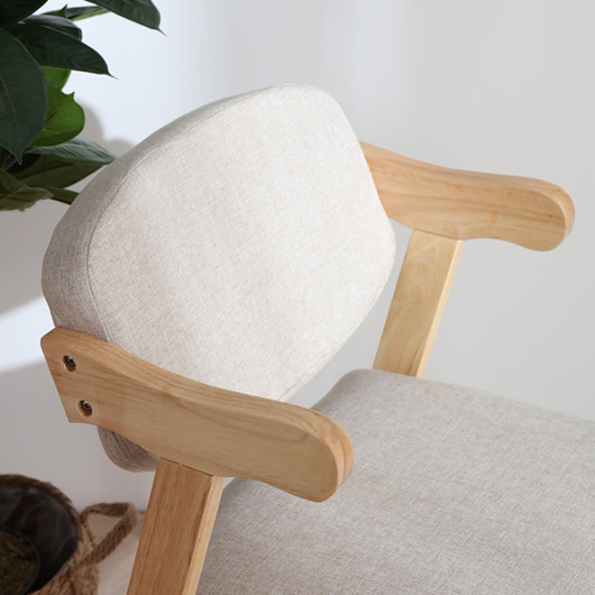 Sillas de comedor de madera de estilo moderno, sillones de comedor con respaldo abierto para cocina